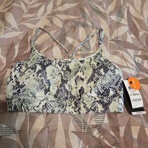 NWT Snake Print Women's Sports Top
